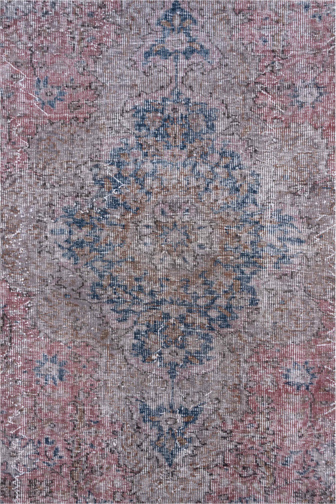 Antique Overdyed Area Rug (6' x 9')